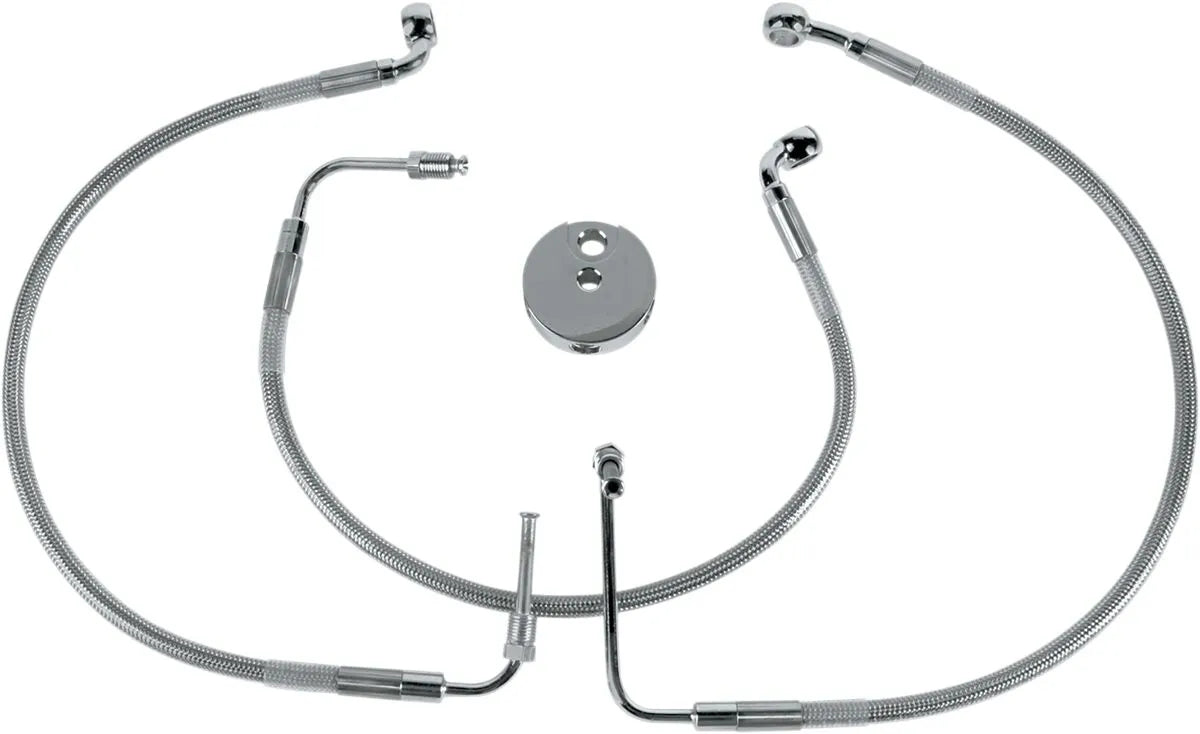 Drag Specialties Stainless Steel Brake Line Kit