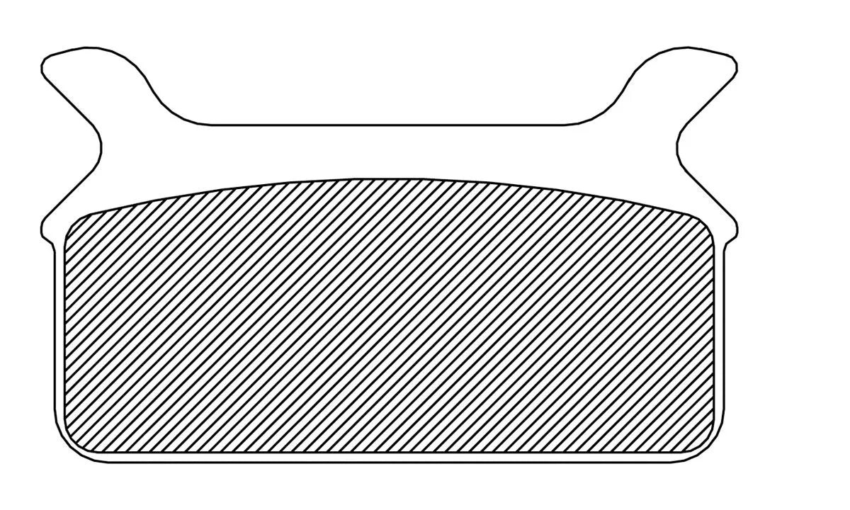 Drag Specialties Sintered Metal Brake Pads For Harley-davidson