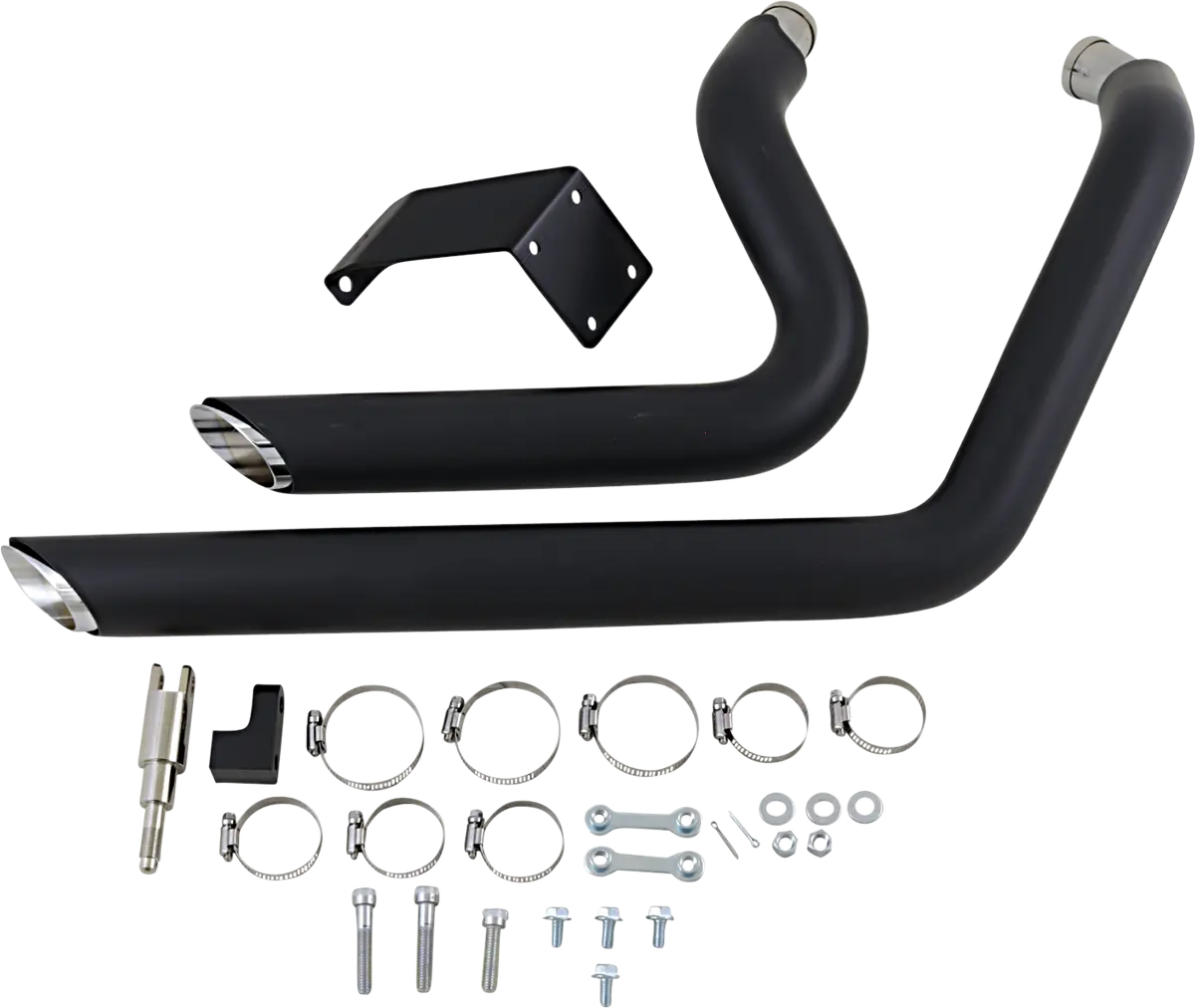 Vance & Hines Shortshots Staggered Exhaust System - Black