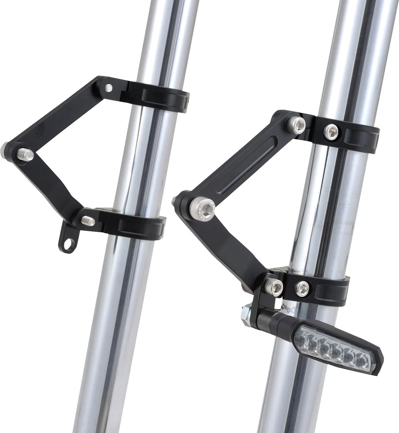 Daytona forlygtebeslagssæt - Justerbar aluminium