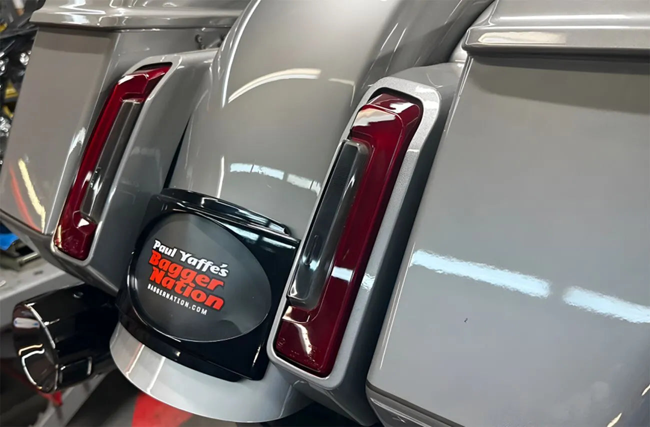 Paul Yaffe Bagger Nation Stealth Iii License Plate Frame