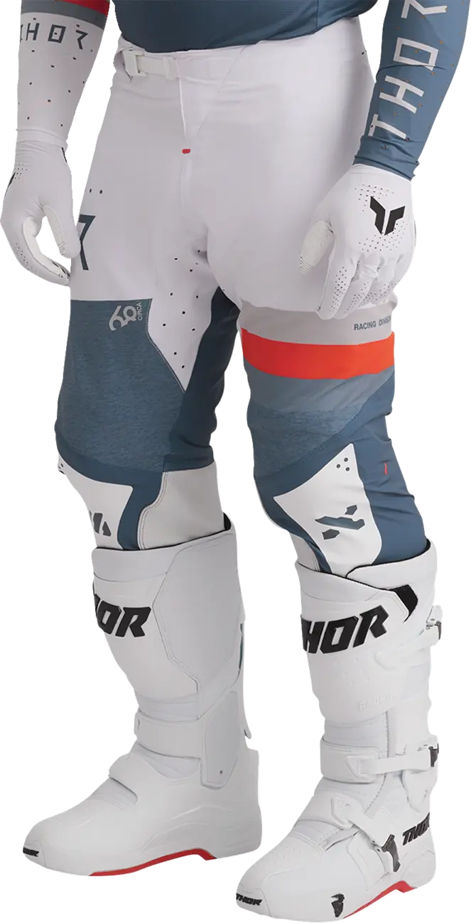 Thor Sportmode League Pants - Blue/Light Gray/Red/White