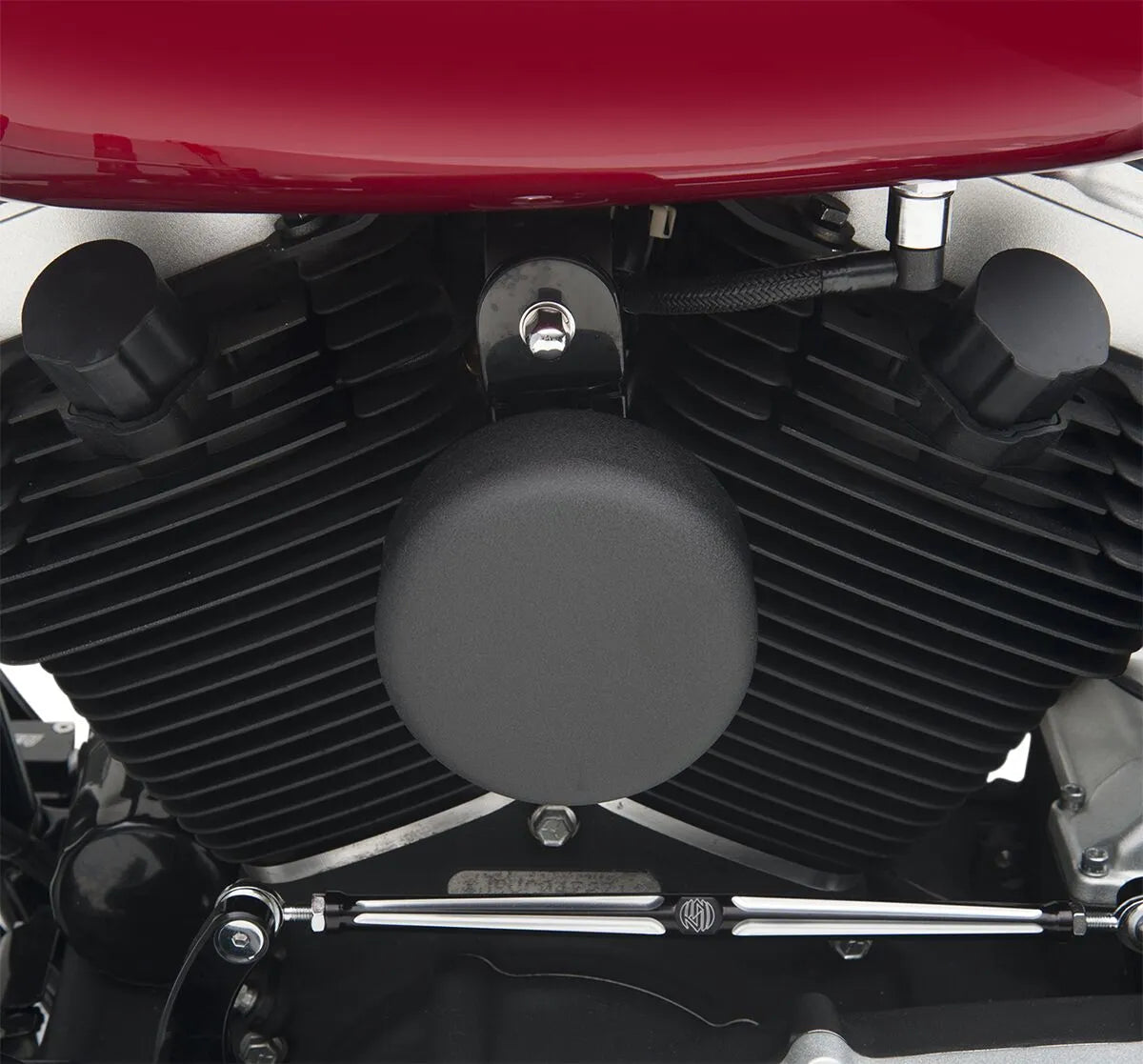 Drag Specialties Hornbetræk - Sort Stål