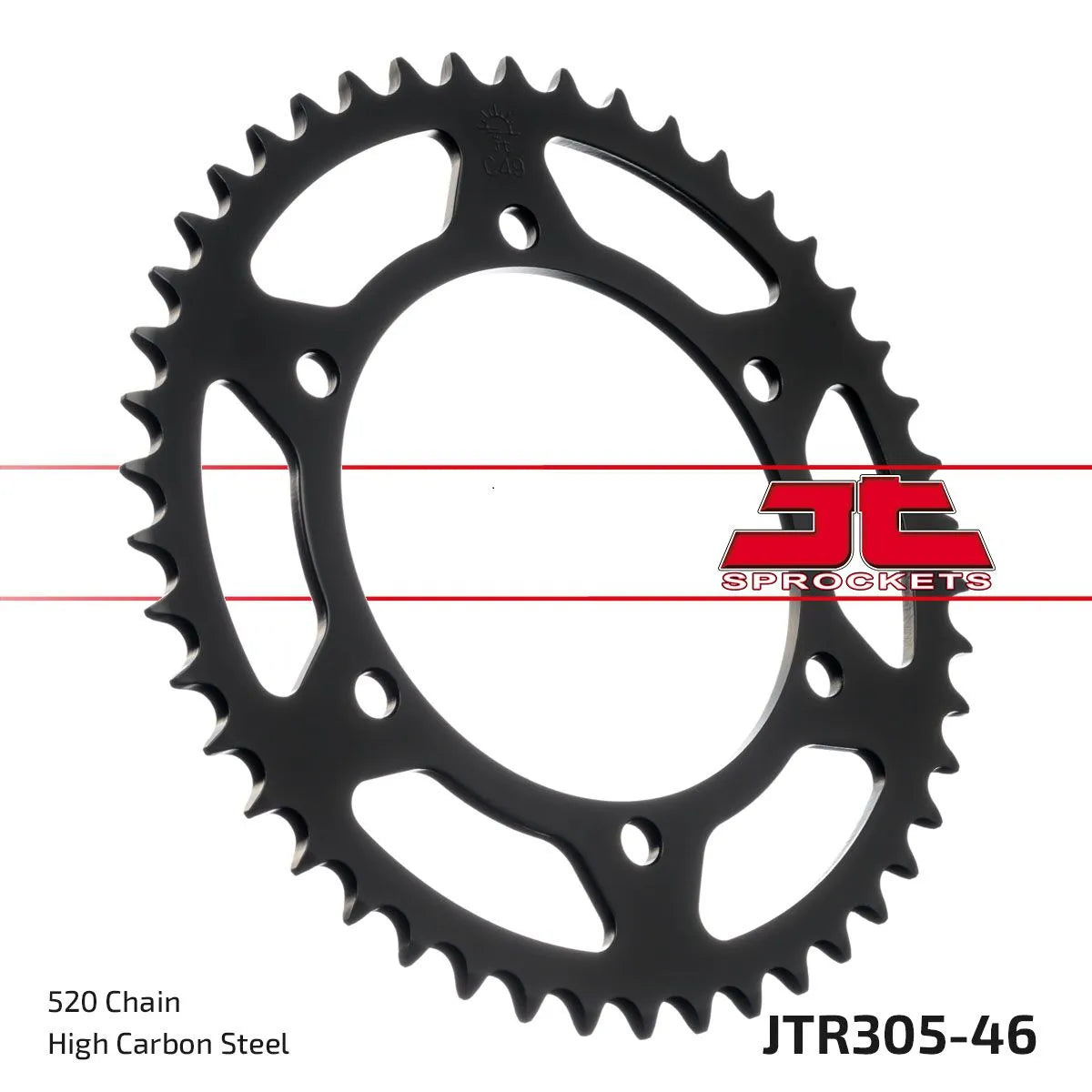 Jt Sprockets Stål Baghjul 520-46t