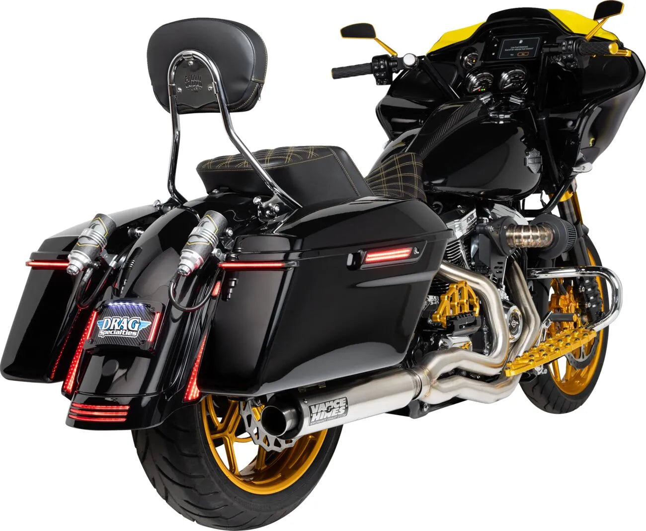 Custom Dynamics sadeltaske Lås Led Accent Lights