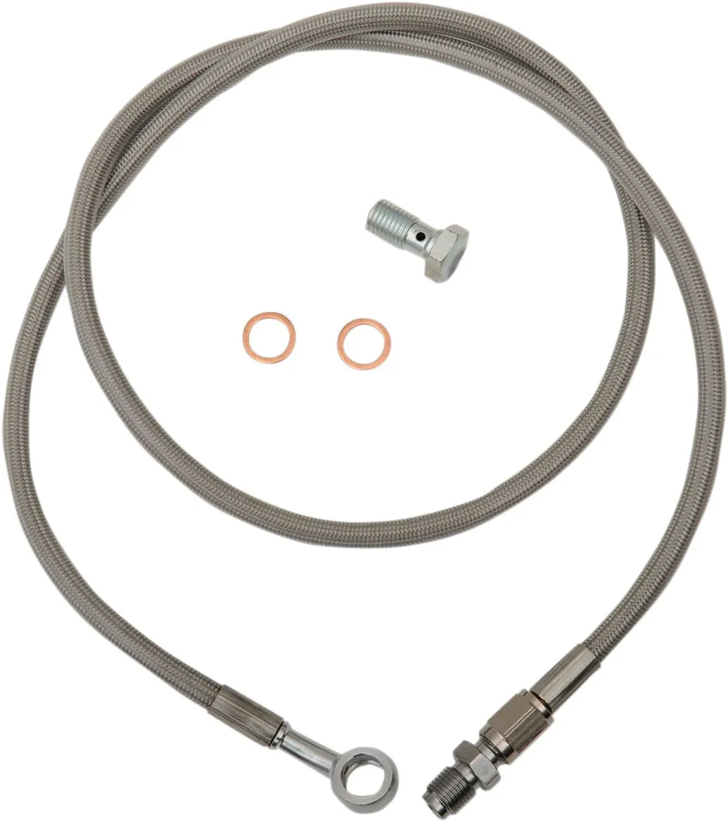 Parts Unlimited Extended Brake Line For Motorcycle