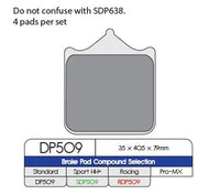 Dp Brakes Standard Sintered Metal Brake Pads