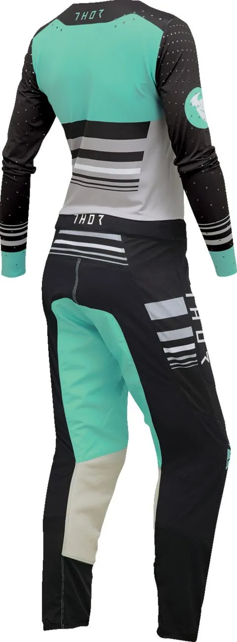 Thor Women's Prime Blaze Jersey - Black/Mint