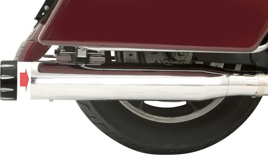 Bassani Xhaust Quick Change Slip-on Mufflers - Chrome