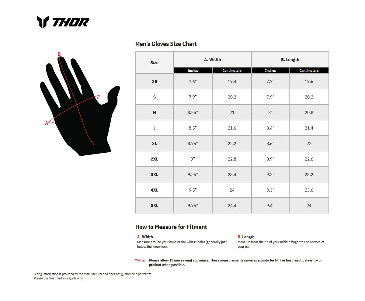 Thor Launchmode Cw Gloves - Black