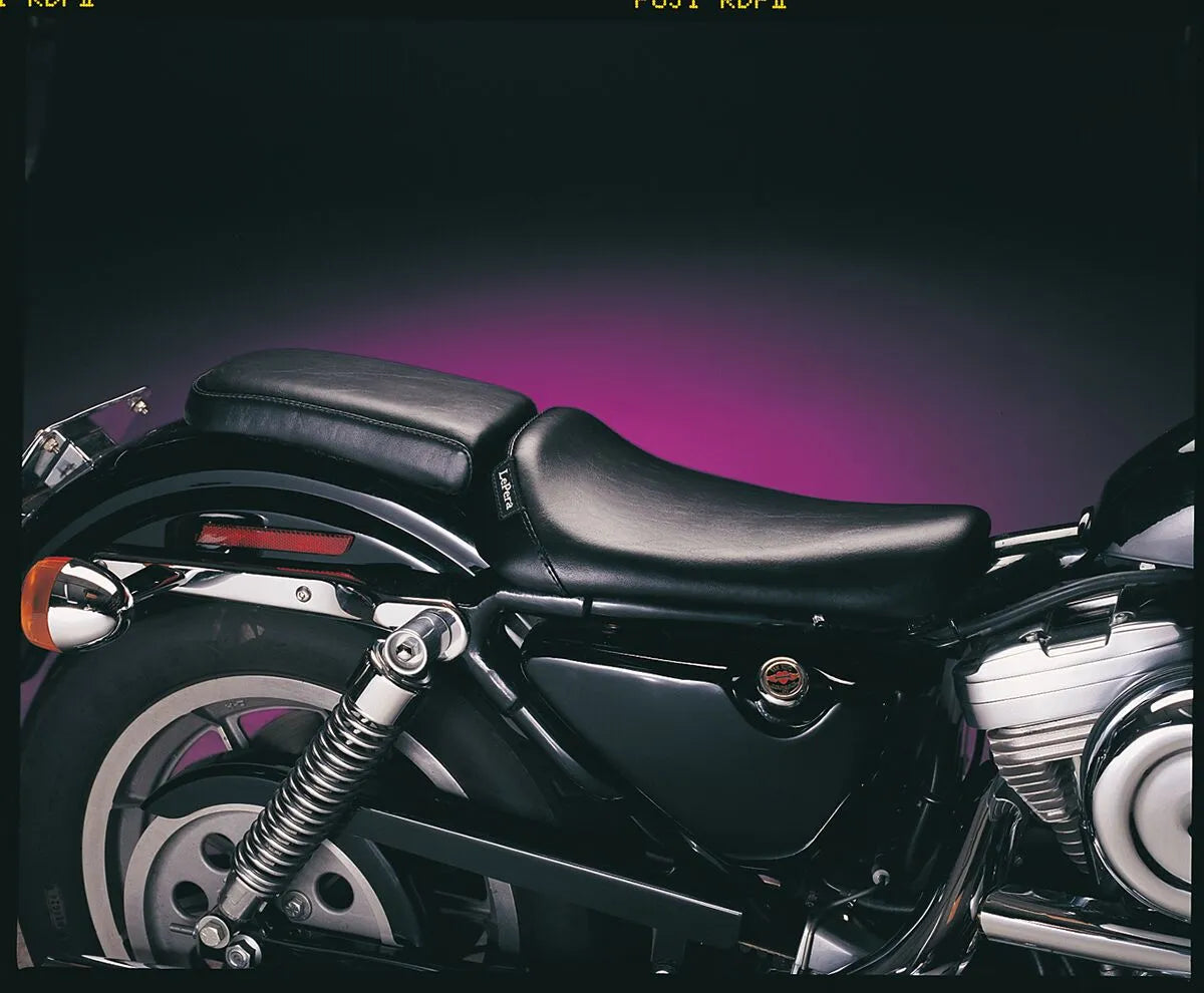 Le Pera Silhouette Pillion Pad - Sort Vinyl