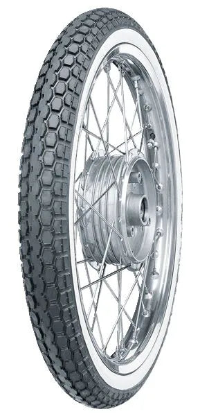 Continental Kks10 Whitewall Tire - 2.50-19 Tube Type