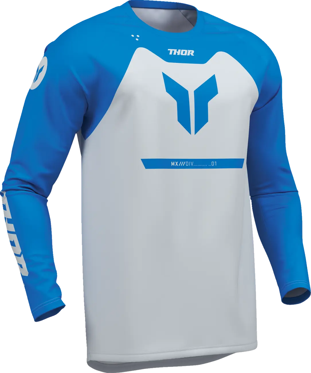 Thor Youth Ridemode Menace Jersey - Blue/Gray