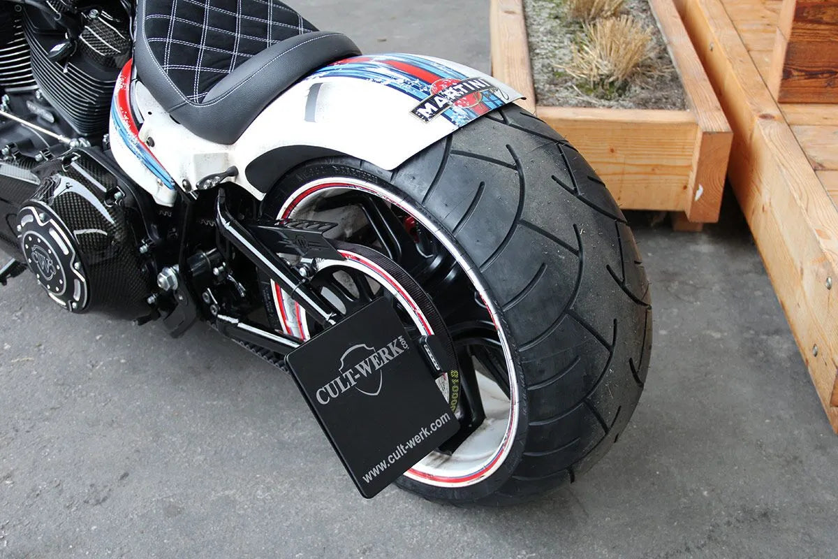 Cult Werk License Plate Holder With Led Light