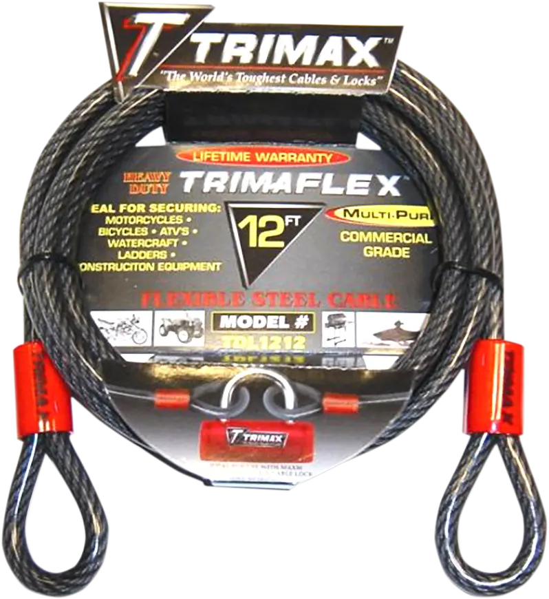 Trimax Trimaflex Max Security Braided Cable 12'