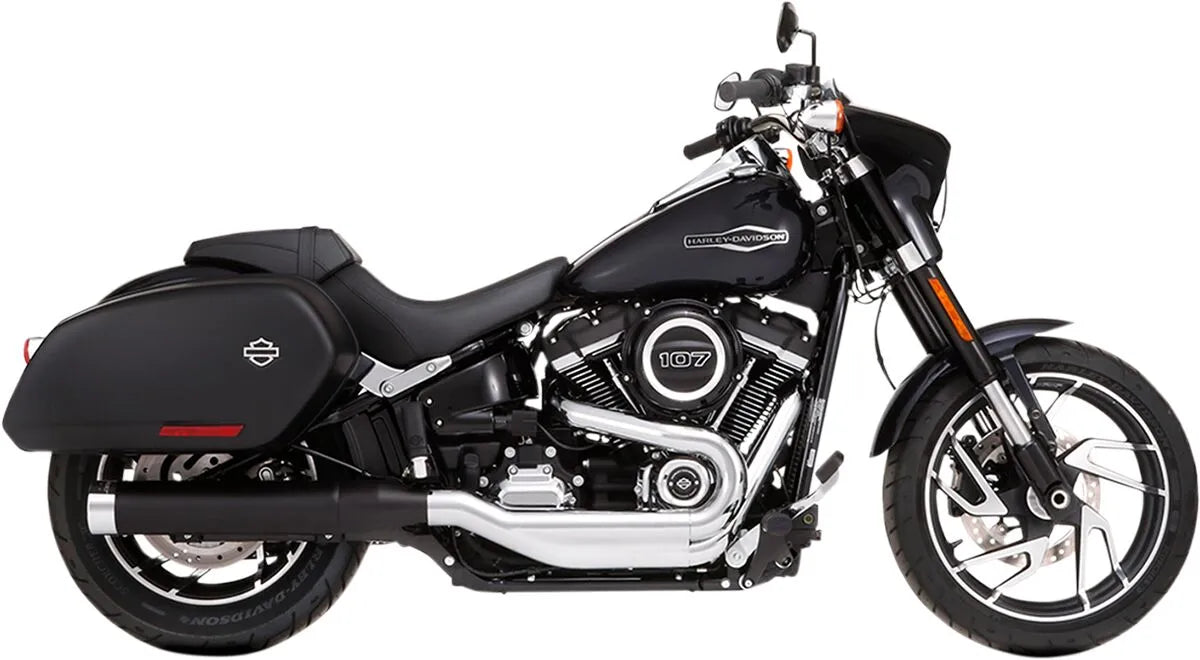 Rinehart Racing 4" Slip-on Muffler For Softail Sport Glide