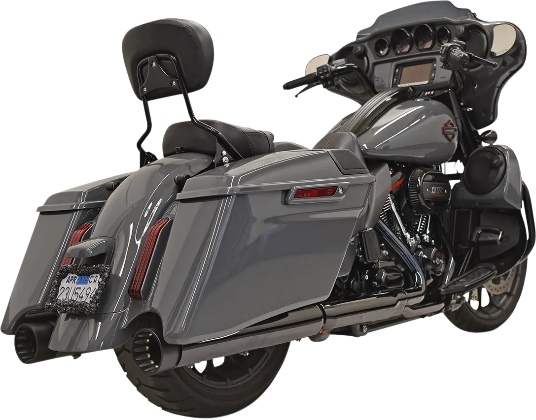Bassani Xhaust Dnt Straight Can Slip-on Mufflers Chrome