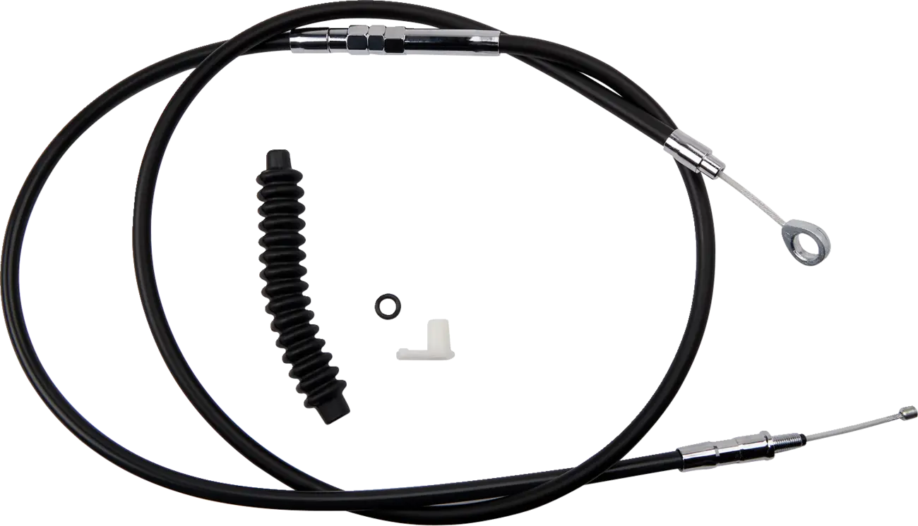 Drag Specialties High-efficiency Clutch Cable Black Vinyl
