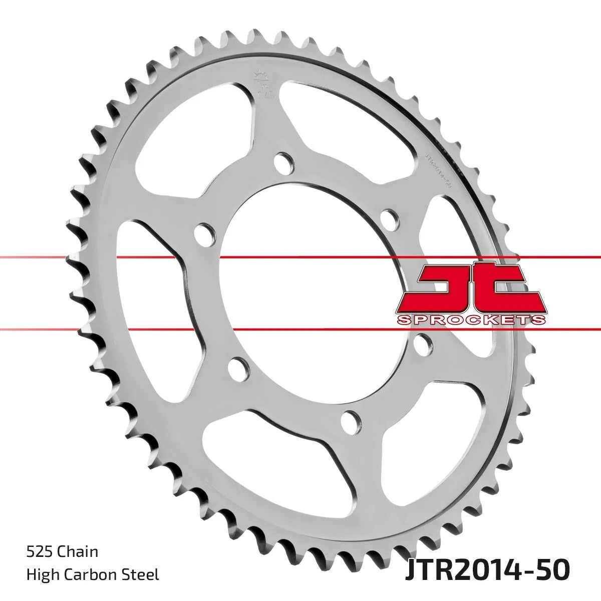 JT Sprockets Stål Baghjul 525-50t