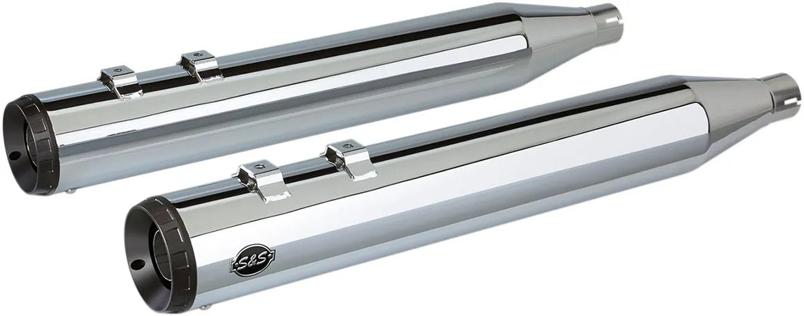 S&s Cycle Grand National Slip-on Mufflers - Chrome