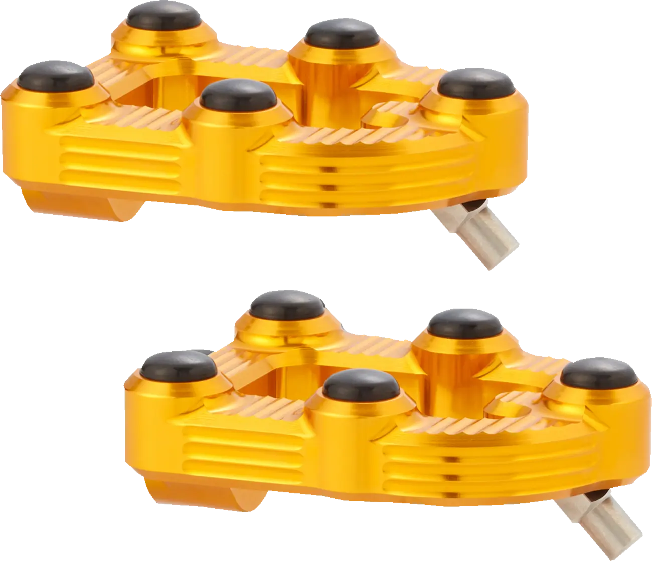 Arlen Ness Mx Fodpind - Guld Billet Aluminium