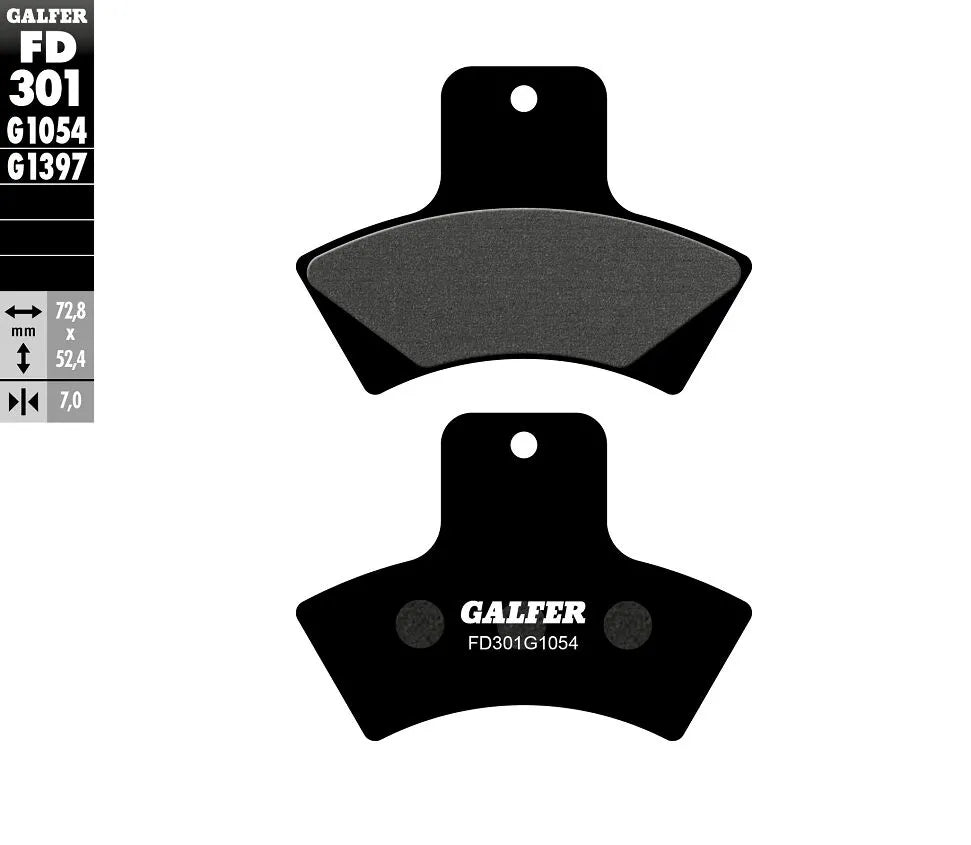 Galfer Semi-metallic Brake Pads For Oem Replacement