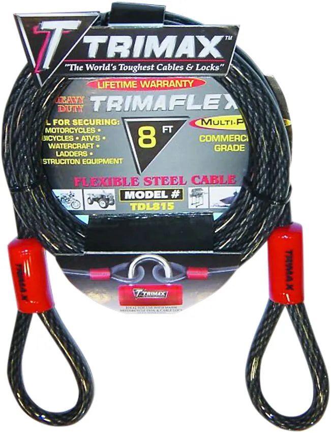 Trimax Trimaflex Max Security Braided Cable - 8 Foot