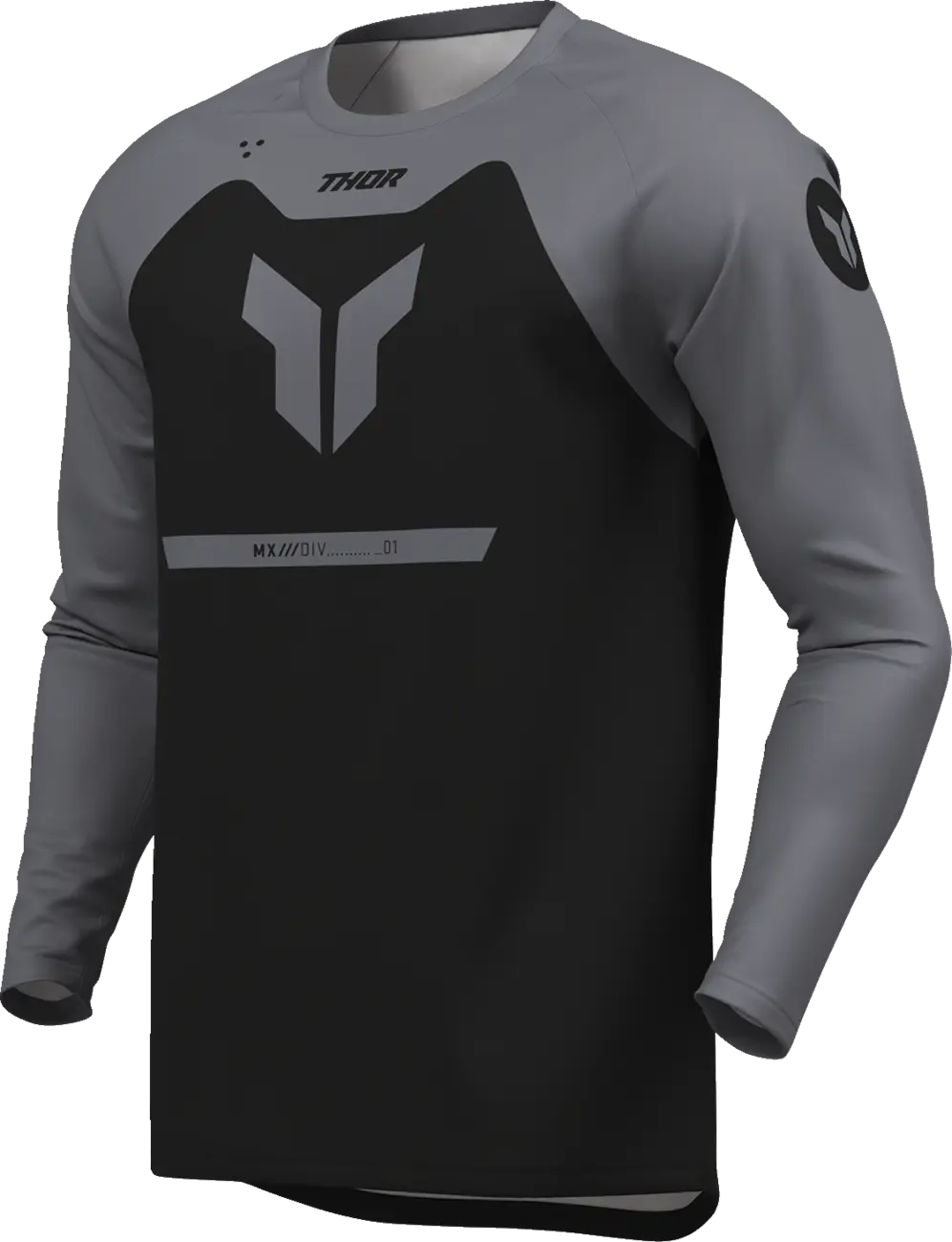 Thor Youth Ridemode Menace Jersey - Black/Gray