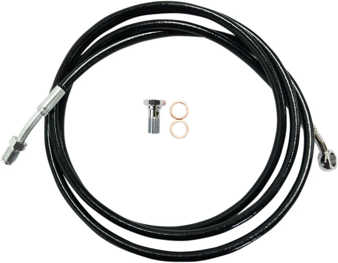 La Choppers Black Vinyl Hydraulic Clutch Line Cable