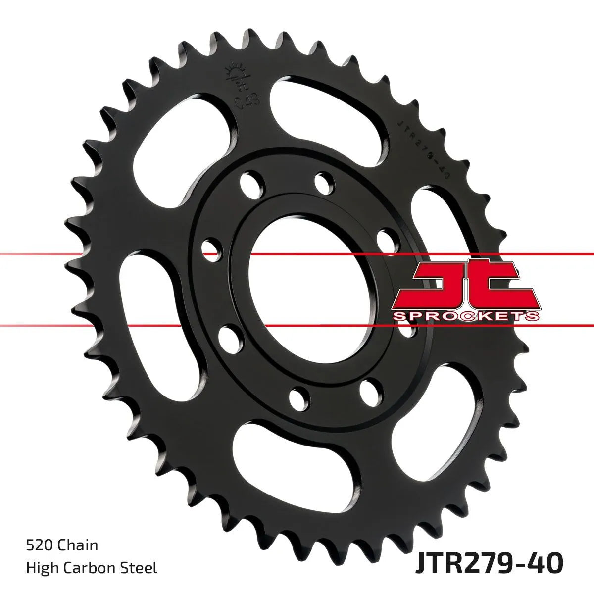 Jt Sprockets Stål Baghjul 520-40t
