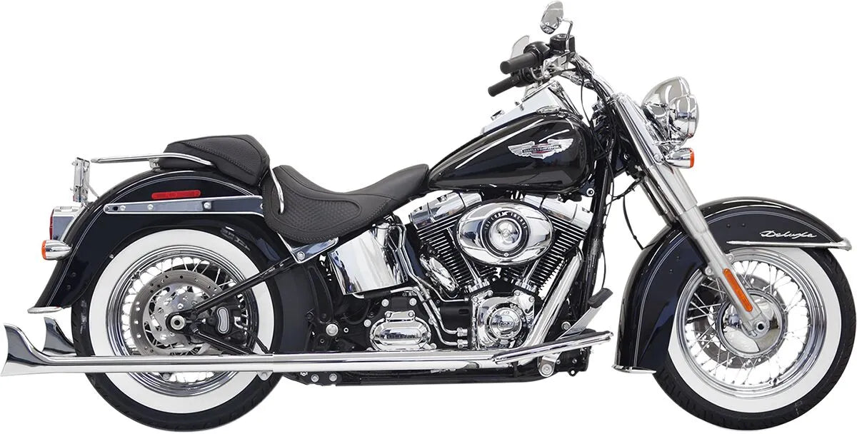 Bassani Xhaust True Duals Exhaust System With Fishtail Mufflers