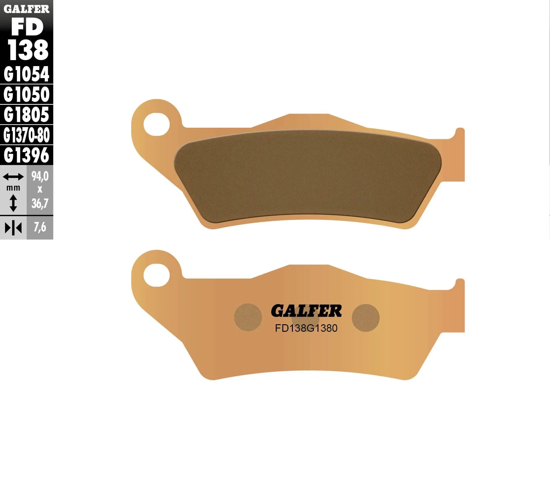 Galfer Hh Sintered Brake Pads - High Performance