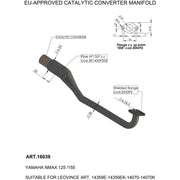 Leovince Catalytic Converter Manifold