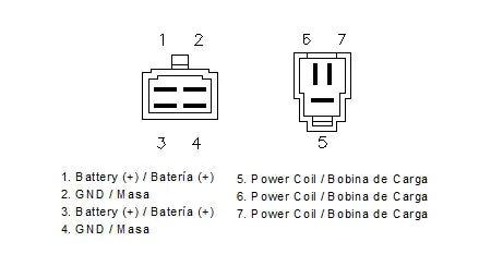 Motoplat Regulator - 35 Amp opladningseffekt