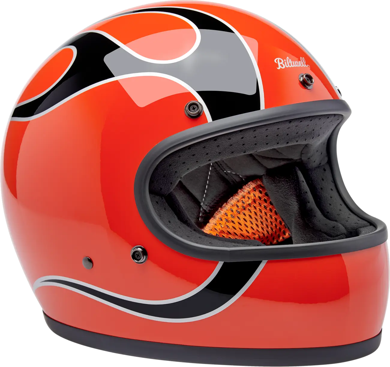 Biltwell Gringo Flames Helmet