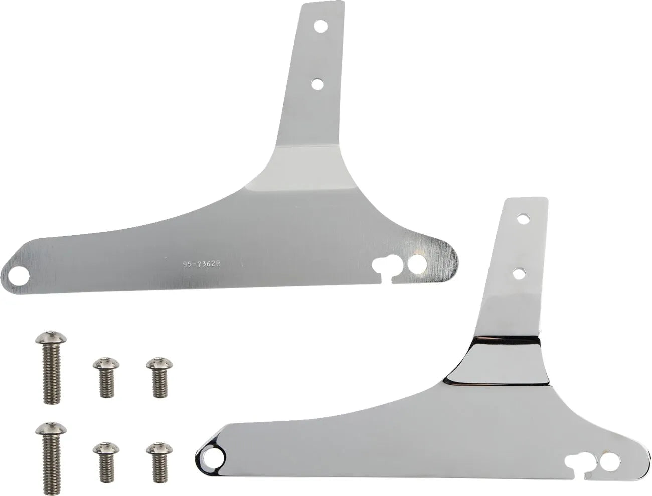 Cobra Square Sissy Bar - Krom ryglæn