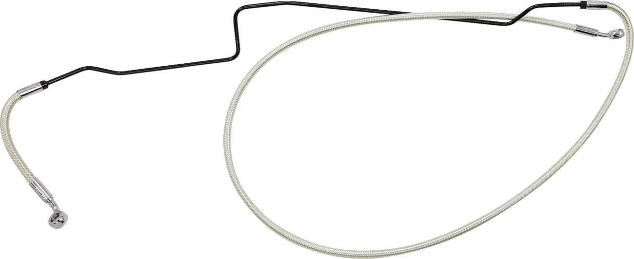 Magnum Shielding Braided Front Brake Line For Abs