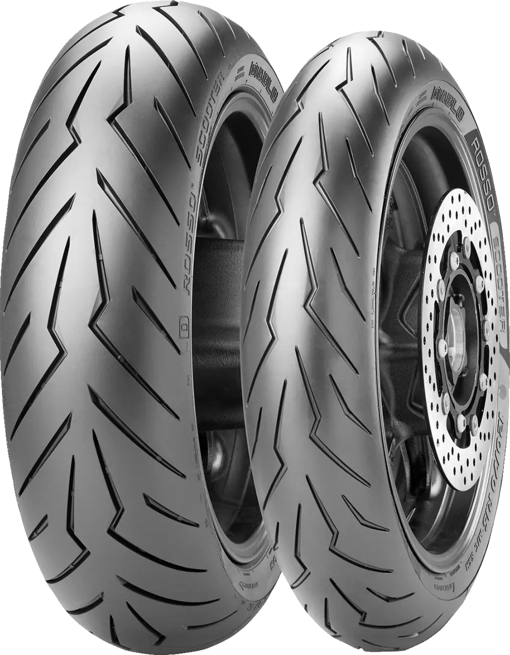 Pirelli Diablo Rosso Scooter Tire - 130/70-12 Rear