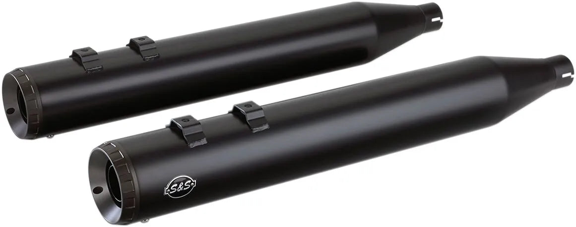 S&s Cycle Grand National Slip-on Mufflers - Black
