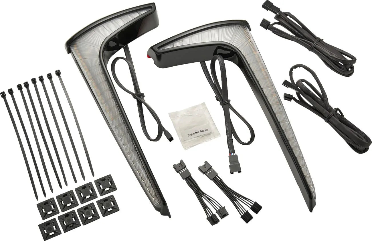 Ciro Fang Lower Fairing Lights - Led, Rav/hvid