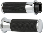 Arlen Ness Smooth Grips - Sort/krom