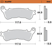 Moto-master Roadpro Sintered Brake Pad Front