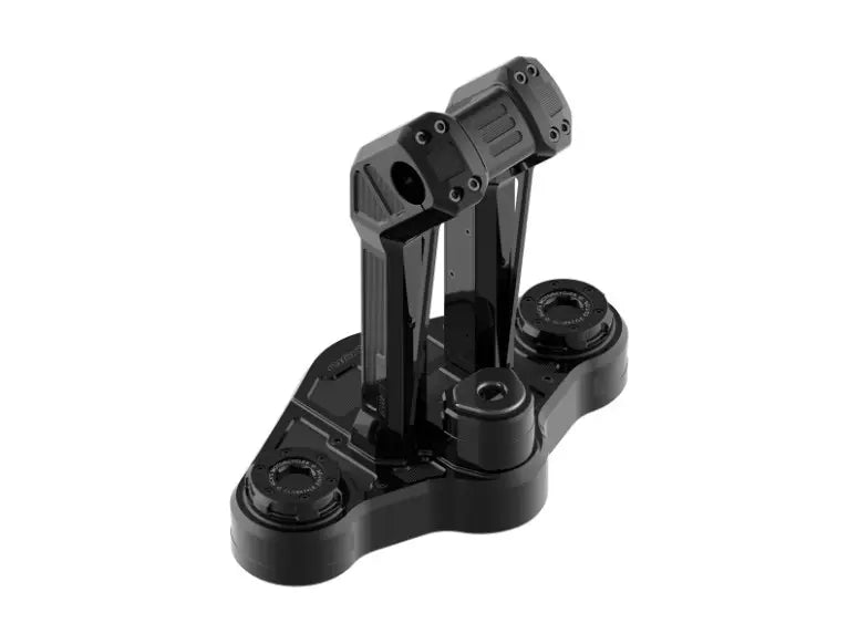 Rick's Motorcycles Clubstyle Riser Kit - Sort Anodiseret