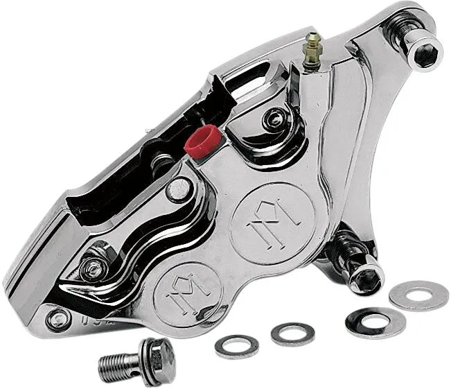Performance Machine Four-piston Caliper For Front Left