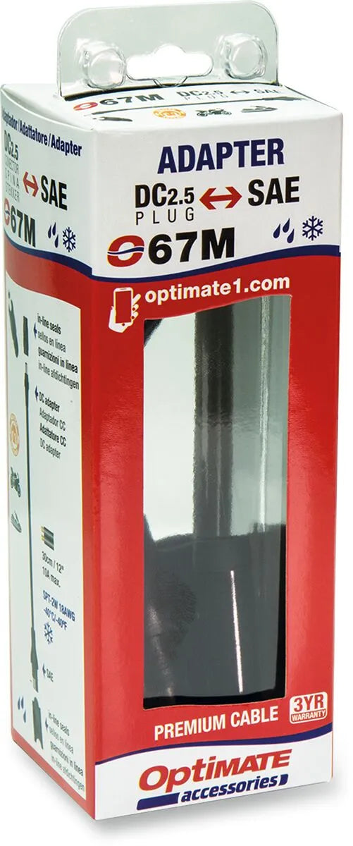 Tecmate Optimate opladerkabeladapter