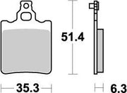 Moto-master Nitro Sintered Brake Pads For Mx/enduro