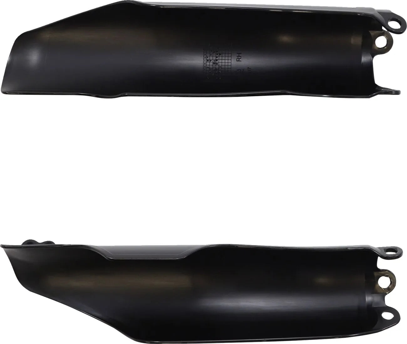 Polisport Gaffelbeskytter - Sort Plastik, Oem Fit