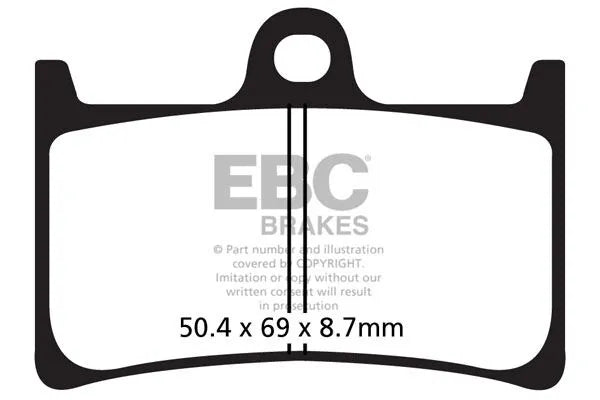 Ebc Sfa-hh Series Sintered Brake Pads For Scooters
