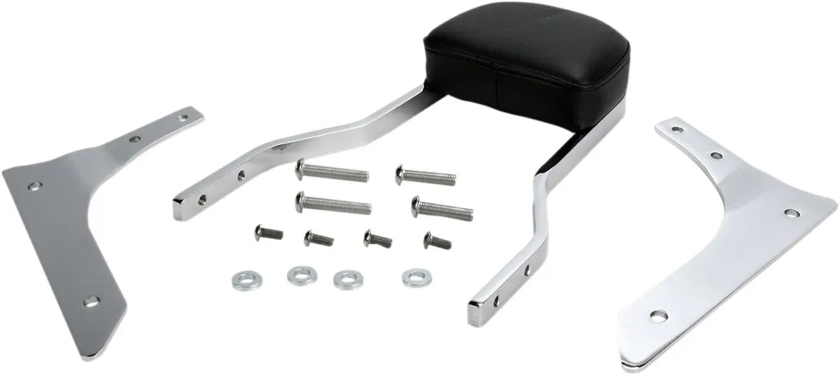 Cobra Square Sissy Bar Kit - Krom