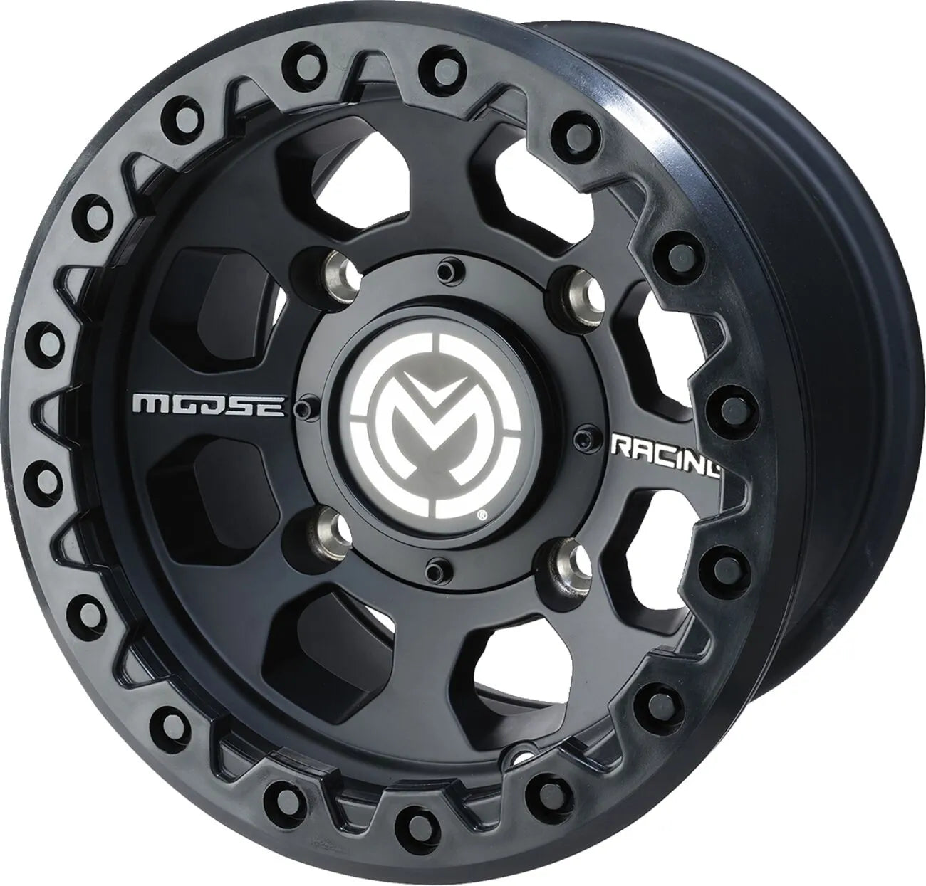 Moose Offroad 23x Hjul - Satin Sort 12"